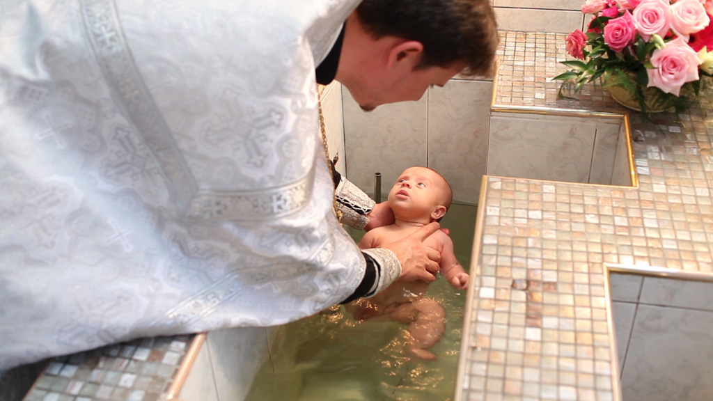 Видеосъемка крещения Москва